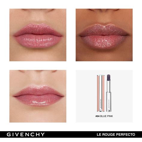 givenchy le rouge perfecto lip balm 04 blue pink|givenchy le rouge interdit black magic lip balm.